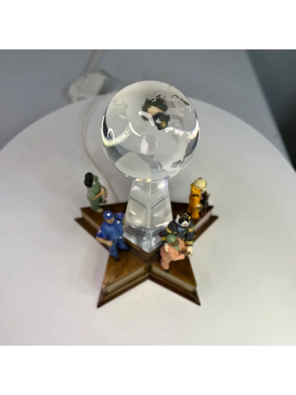 Dept 56 9/11 Memorial American Pride Collection Lighted Figurine (Incomplete)